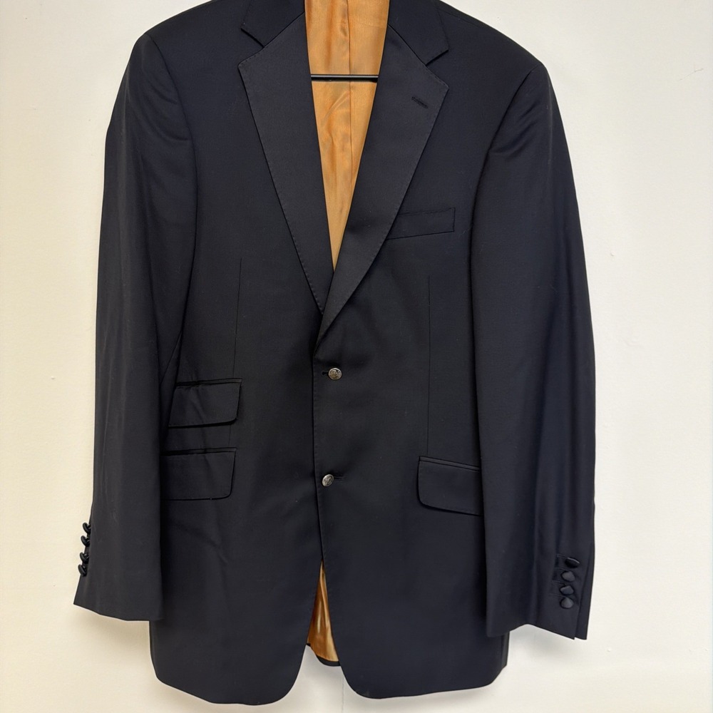 Lanificio Puro Tessuto 2 Button Blazer Made In Italy Vintage 38Reg32
